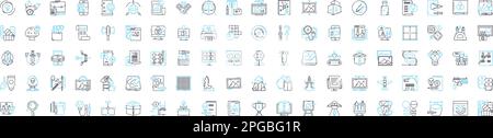 3d shapes vector line icons set. Polyhedron, cube, pyramid, cuboid, tetrahedron, octahedron, prism illustration outline concept symbols and signs Stock Vector