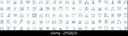 Smart Energy vector line icons set. Smart, Energy, Technologies, Metering, Saving, Automation, Efficiency illustration outline concept symbols and Stock Vector