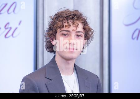 March 21, 2023, Rome, RM, Italy: Italian actor Gabriele Pizzurro attends the photocall of the film 'Stranizza d'amuri' at Cinema Quattro Fontane in Rome (Credit Image: © Matteo Nardone/Pacific Press via ZUMA Press Wire) EDITORIAL USAGE ONLY! Not for Commercial USAGE! Stock Photo