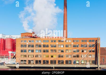 Old H. J. Liljeroos factory in Kehräsaari Tampere Finland Stock Photo