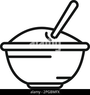 Protein food icon outline vector. Healthy nutrition. Fresh energy Stock Vector