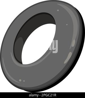 round grommet ring cartoon vector illustration Stock Vector Image & Art ...