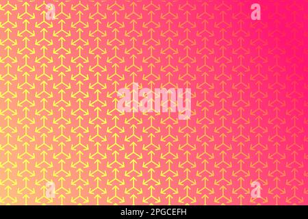 Pattern with geometric elements in pink-gold tones. Gradient abstract background vector Stock Vector