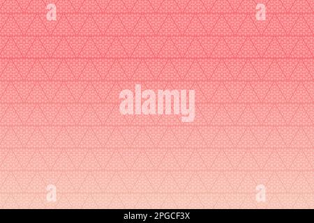 Pattern with geometric elements in pink-gold gradient tones. vector abstract background for design Stock Vector