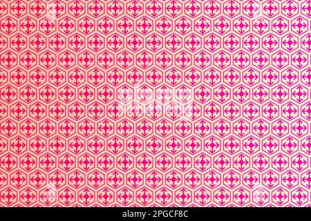 pattern with geometric elements in pink gold tones gradient abstract pattern vector background for design illustration Stock Vector