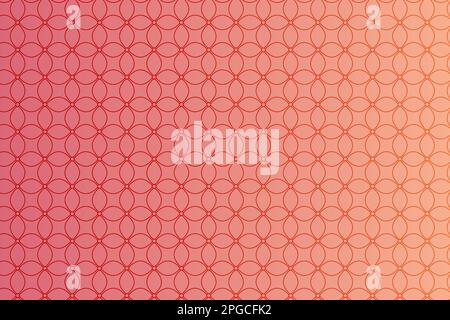 Pattern with geometric elements in pink-gold tones, abstract gradient background, vector Stock Vector