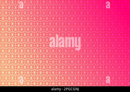 Pattern with geometric elements in pink-gold tones, abstract gradient background, vector Stock Vector