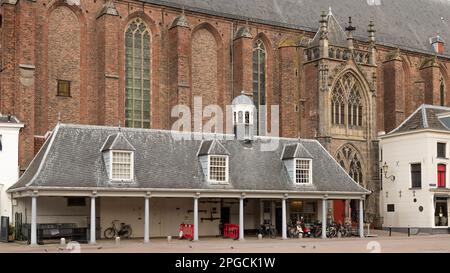 The Boterwaag on the square De Hof in the center of the historic city of Amersfoort. Stock Photo