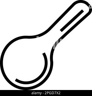 spoon rest home interior line icon vector illustration Stock Vector ...