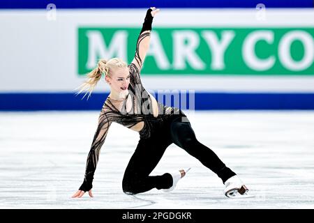 Amber GLENN (USA), during Women Free Skating, at the ISU World Figure