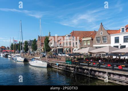 Historic old town near the old port, Enkhuizen, North Holland, Netherlands, Europe Stock Photo