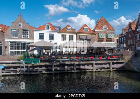 Historic old town near the old port, Enkhuizen, North Holland, Netherlands, Europe Stock Photo