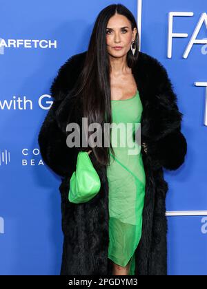 Hollywood, United States. 21st Mar, 2023. HOLLYWOOD, LOS ANGELES, CALIFORNIA, USA - MARCH 21: Demi Moore arrives at the Fashion Trust U.S. Awards 2023 held at Goya Studios on March 21, 2023 in Hollywood, Los Angeles, California, United States. (Photo by Xavier Collin/Image Press Agency) Credit: Image Press Agency/Alamy Live News Stock Photo