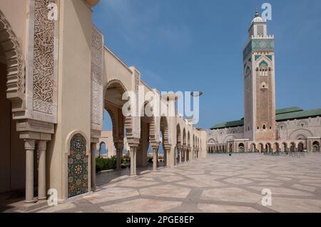 moschea hassan secondo, casablanca, marocco, magreb, africa, Stock Photo