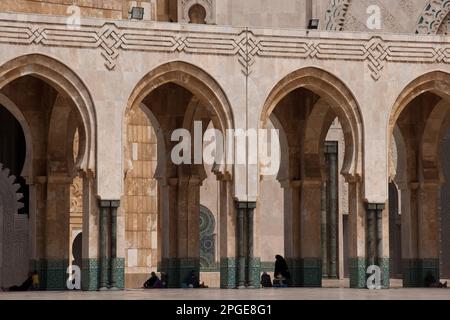 moschea hassan secondo, casablanca, marocco, magreb, africa, Stock Photo