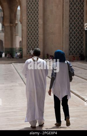 moschea hassan secondo, casablanca, marocco, magreb, africa, Stock Photo