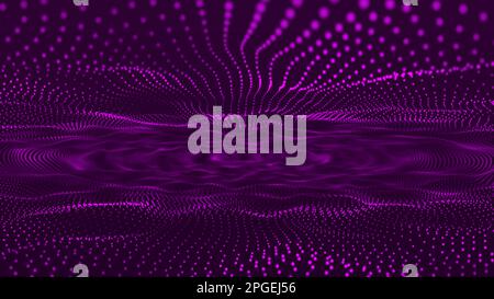 Vector illustration. Trapcode Form Glowing Dots Background. Red dots ...