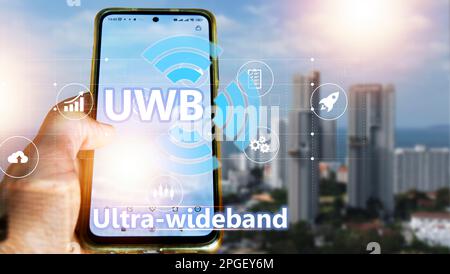 Ultra-wideband UWB Is A Short-range Radio Communication Technology On ...