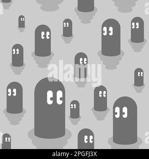 Microbes in puddle pattern seamless. Baby fabric texture Stock Vector