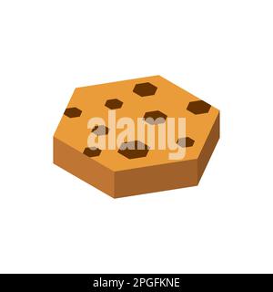 Cookies isometric style isolated. Vector illustration Stock Vector