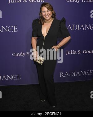 Los Angeles, USA. 21st Mar, 2023. Giselle Tongi at the CAPE Presents RADIANCE Gala held at The Ebell Club of Los Angeles in Los Angeles, CA on Tuesday, ?March 21, 2023. (Photo By Sthanlee B. Mirador/Sipa USA) Credit: Sipa USA/Alamy Live News Stock Photo