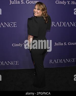 Los Angeles, USA. 21st Mar, 2023. Giselle Tongi at the CAPE Presents RADIANCE Gala held at The Ebell Club of Los Angeles in Los Angeles, CA on Tuesday, ?March 21, 2023. (Photo By Sthanlee B. Mirador/Sipa USA) Credit: Sipa USA/Alamy Live News Stock Photo