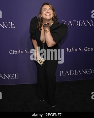 Los Angeles, USA. 21st Mar, 2023. Giselle Tongi at the CAPE Presents RADIANCE Gala held at The Ebell Club of Los Angeles in Los Angeles, CA on Tuesday, ?March 21, 2023. (Photo By Sthanlee B. Mirador/Sipa USA) Credit: Sipa USA/Alamy Live News Stock Photo