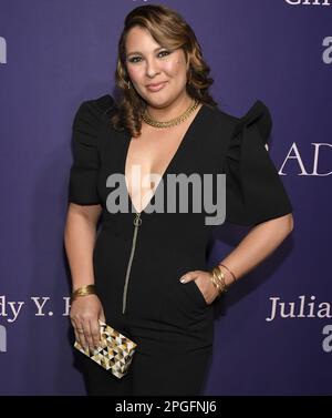 Los Angeles, USA. 21st Mar, 2023. Giselle Tongi at the CAPE Presents RADIANCE Gala held at The Ebell Club of Los Angeles in Los Angeles, CA on Tuesday, ?March 21, 2023. (Photo By Sthanlee B. Mirador/Sipa USA) Credit: Sipa USA/Alamy Live News Stock Photo