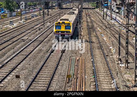 Mumbai Train, Mumbai, India Stock Photo