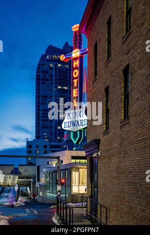 King Edward Hotel, Calgary, Alberta, Canada Stock Photo