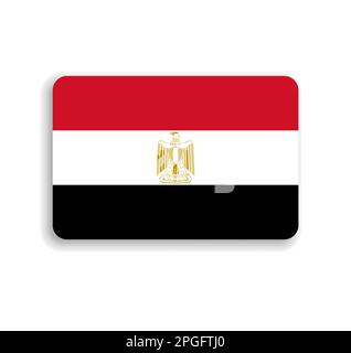 Egypt 3D Rounded Flag Icon Button Vector Stock Vector Image & Art - Alamy