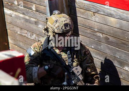 75th Ranger Regiment Bravo Company, 3rd Battalion, deployed in Somalia ...