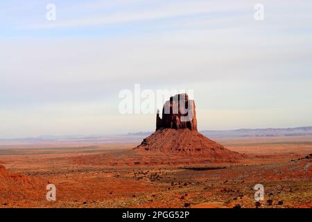 Desolate Monument Valley north east Arizona Navajo Nation USA Stock ...