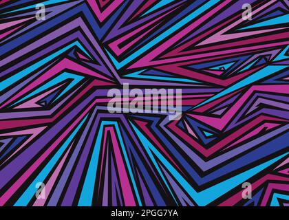 Abstract geometric pattern with lines. Vector illustration background Stock Vector