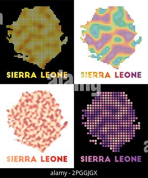 Map of Sierra Leone, filled in gray Stock Vector Image & Art - Alamy