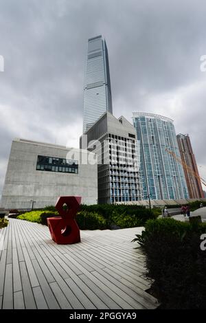 The Rooftop garden at the M+ Museum in Hong Kong Stock Photo - Alamy