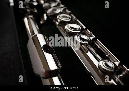 The sound of the flute is melodious and intoxicating Stock Photo