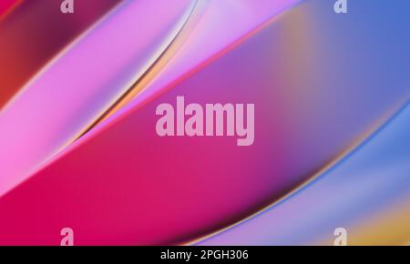 Clean Abstract 3D rendered curved swoosh background design. Stock Photo