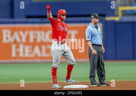 Seattle Mariners' George Kirby plays during a baseball game, Thursday,  April 27, 2023, in Philadelphia. (AP Photo/Matt Slocum Stock Photo - Alamy