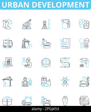 Urban planning concept icons set Stock Vector Image & Art - Alamy