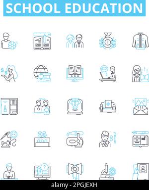 Attendance icon. Students in classroom. Vector icon isolated on white ...