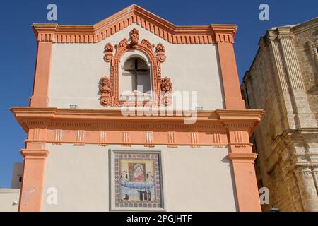 Gallipoli, Italy. Exterior view of the 18th century Church of the Holy ...