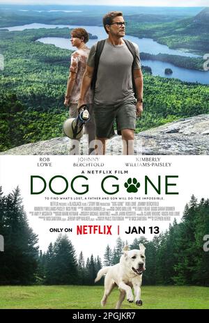 Dog Gone poster Stock Photo