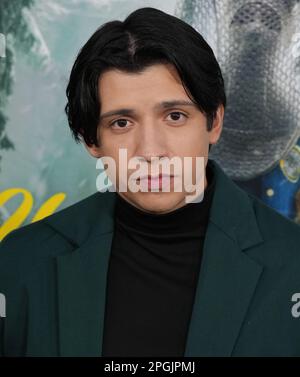 Kevin Alves arrives at the Showtime's YELLOWJACKETS Season 2 World Premiere held at the TCL Chinese Theatre in Hollywood, CA on Wednesday, March 22, 2023. (Photo By Sthanlee B. Mirador/Sipa USA) Stock Photo