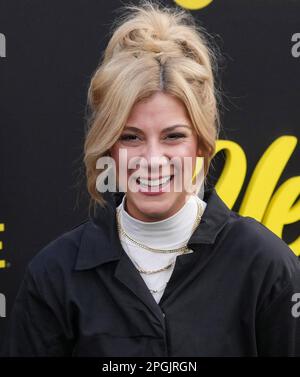 Los Angeles, USA. 22nd Mar, 2023. Jax arrives at the Showtime's YELLOWJACKETS Season 2 World Premiere held at the TCL Chinese Theatre in Hollywood, CA on Wednesday, March 22, 2023. (Photo By Sthanlee B. Mirador/Sipa USA) Credit: Sipa USA/Alamy Live News Stock Photo