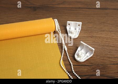 Stylish roller window blinds and details Stock Photo