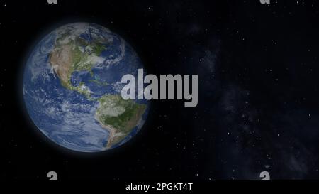 Planet Earth in outer space. Stock Photo