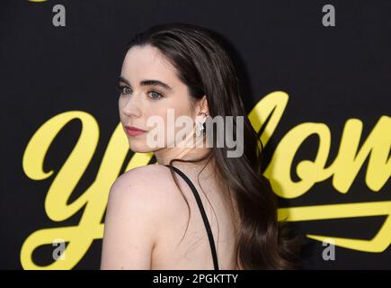 Sarah Desjardins arriving to Showtime's "Yellowjackets" Season 2 World