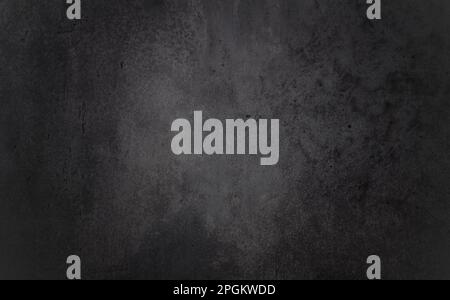 Dark gray concrete background or texture, wall or floor, top view Stock Photo