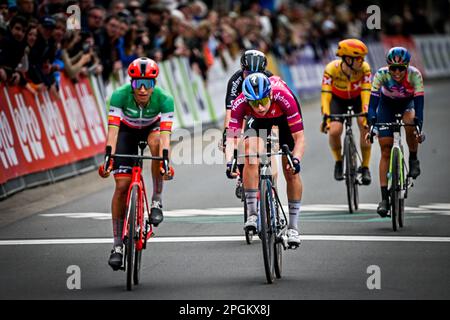 De Panne Belgium. 23rd Mar 2023. Italian Elisa Balsamo of Trek